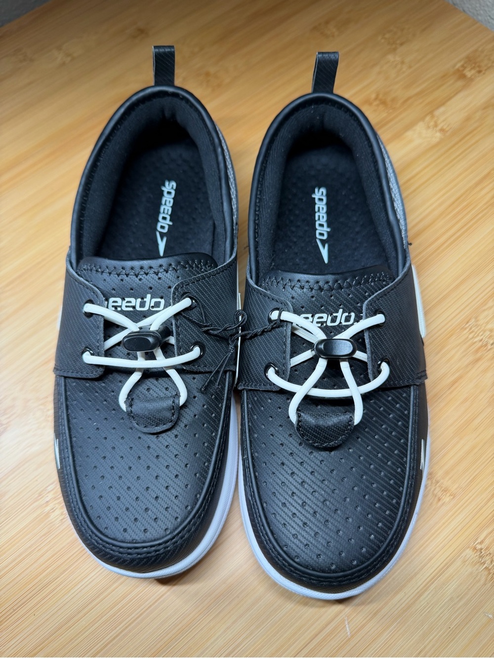 Speedo Women’s Black Port Shoes Water-Friendly Beach Slip-On Loafers Size 6